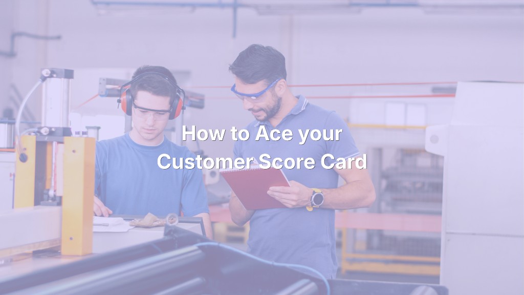 How to Ace Your Customer Scorecard